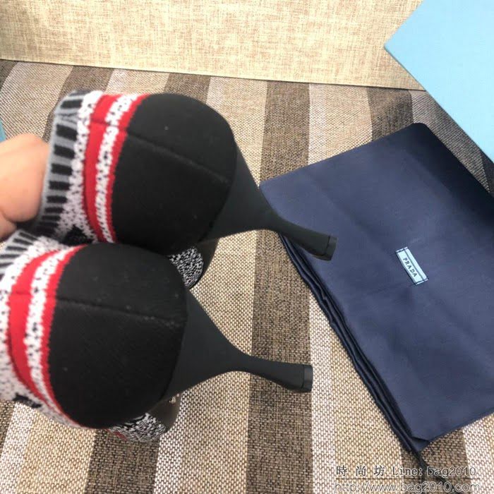 PRADA普拉達 2019早春 T臺走秀 網紅同款 刺繡系列 春夏時尚 高跟尖頭單鞋  ljl1032